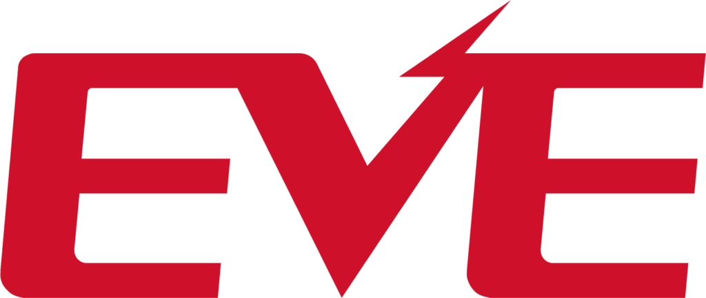Logo EVE - fabricant mondial de cellules lithium